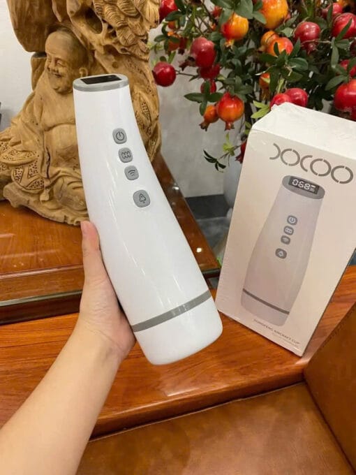 Âm đạo giả  Bú Mút tự động co bóp Xoxo có nhiệt đèn led sang xịn mịn