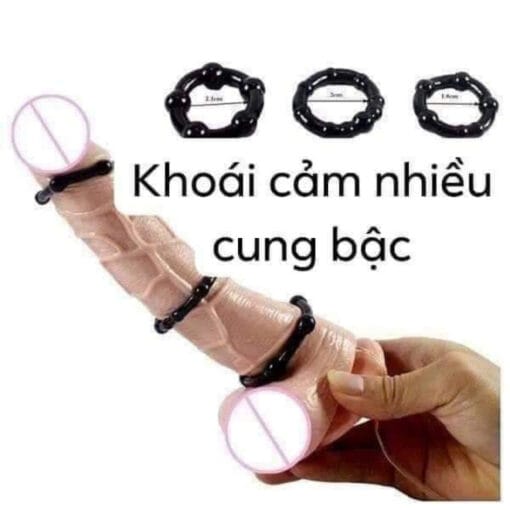 Vòng bi đeo dương vật kéo dài quan hệ - bộ 3 chiếc