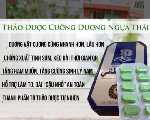 Viên uống cường dương ngưạ thái kéo dài quan hệ