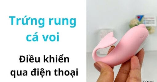 Trứng rung cá heo có Remote Phát Nhiệt